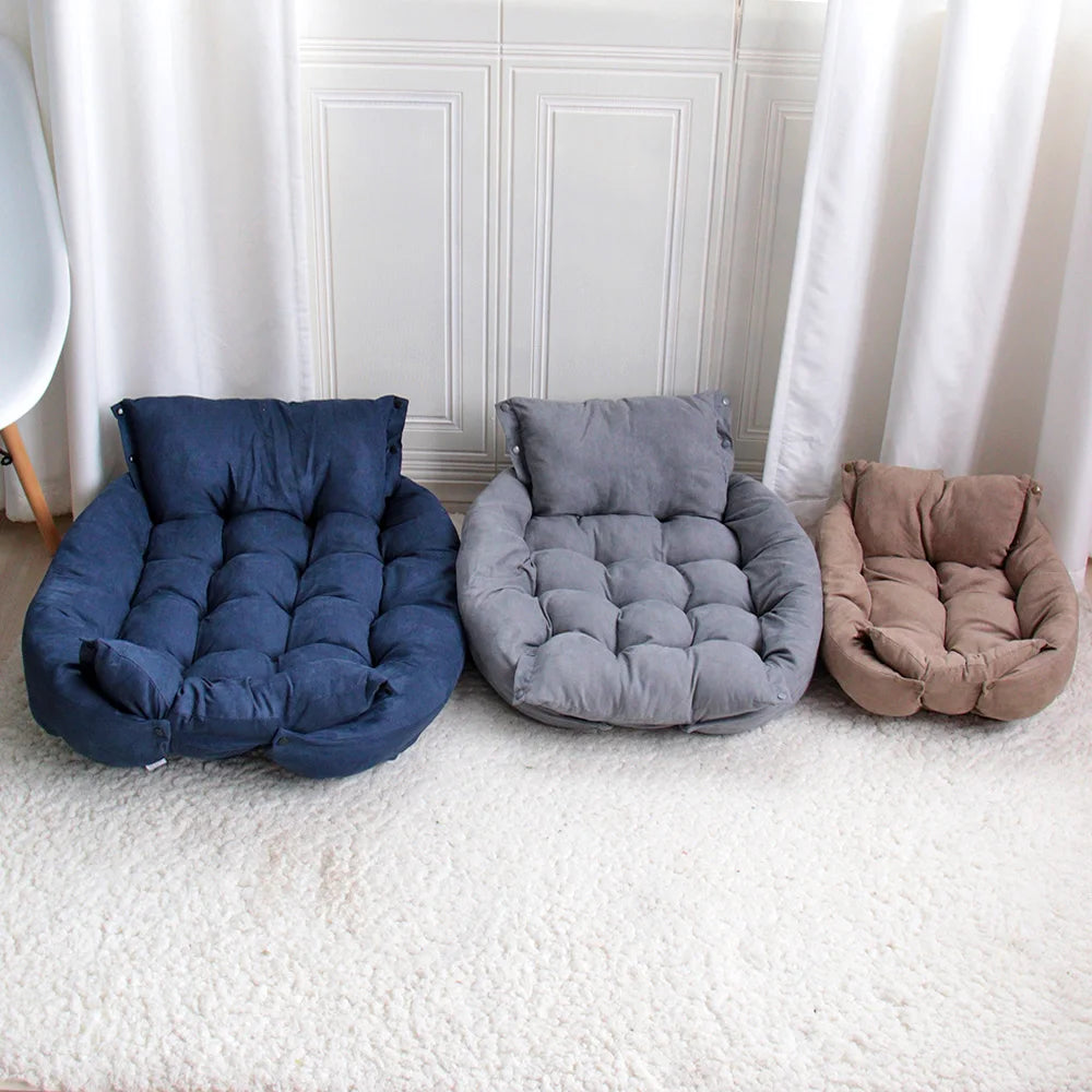 Warm Dog Sofa Bed Winter Pet Dog Cat Bed Sleeping House