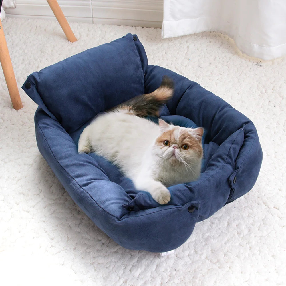 Warm Dog Sofa Bed Winter Pet Dog Cat Bed Sleeping House