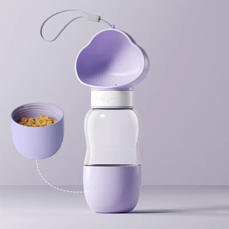 Portable Pet Food & Water Bottle