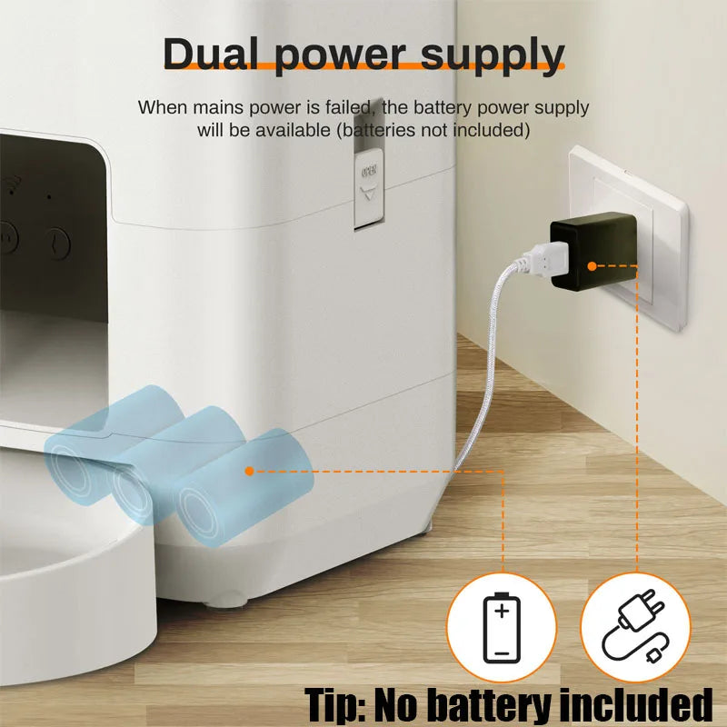 Smart Pet Feeder – 2L Automatic WiFi Food Dispenser 🍖📱