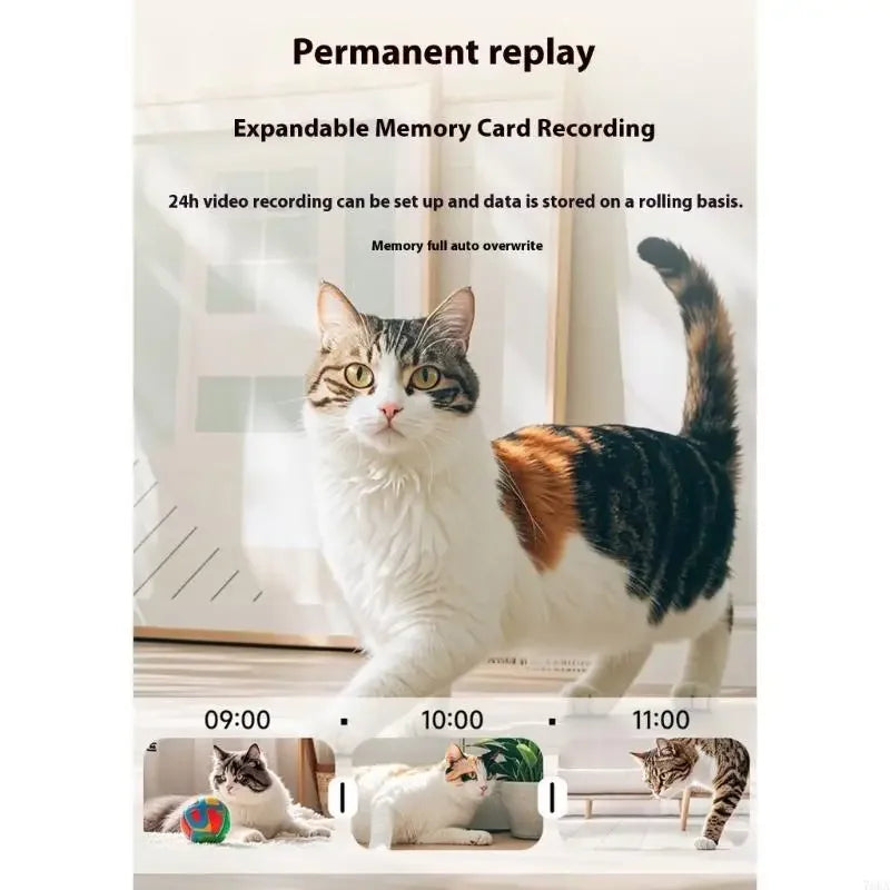 360° Smart Pet Camera Robot – Watch, Play & Protect 🐾📱
