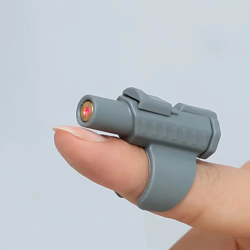 Portable Mini Laser Cat Toy Finger Sleeve Design