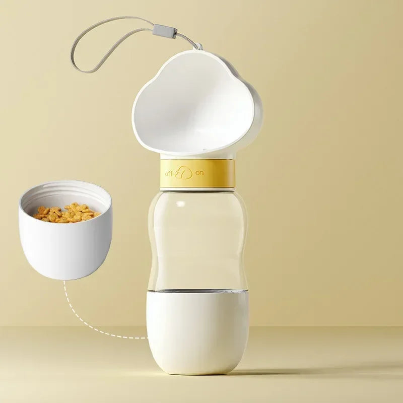 Portable Pet Food & Water Bottle
