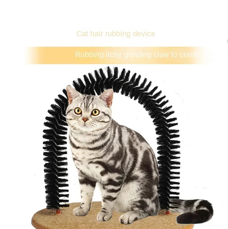 Cat Self-Grooming Arch – Massage, Scratch & Play 🐾