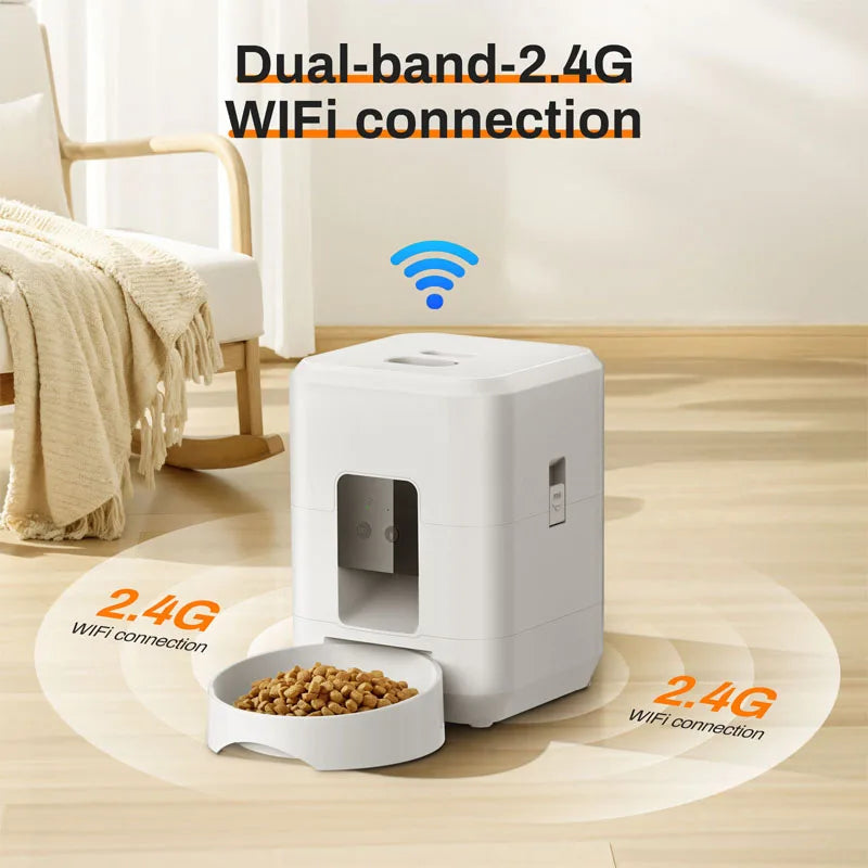 Smart Pet Feeder – 2L Automatic WiFi Food Dispenser 🍖📱