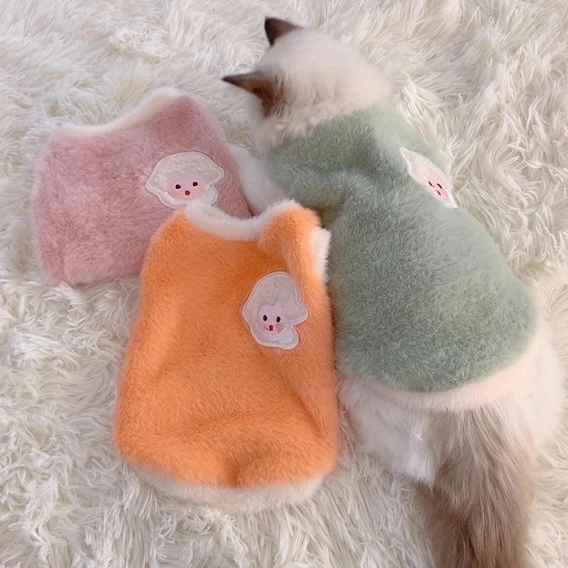Plush Winter Sweater for Cats – Cozy, Cute & Comfy