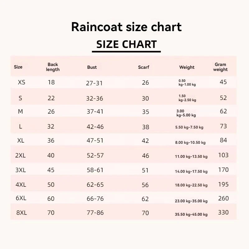 Transparent Pet Raincoat – Stay Dry in Style ☔🐾