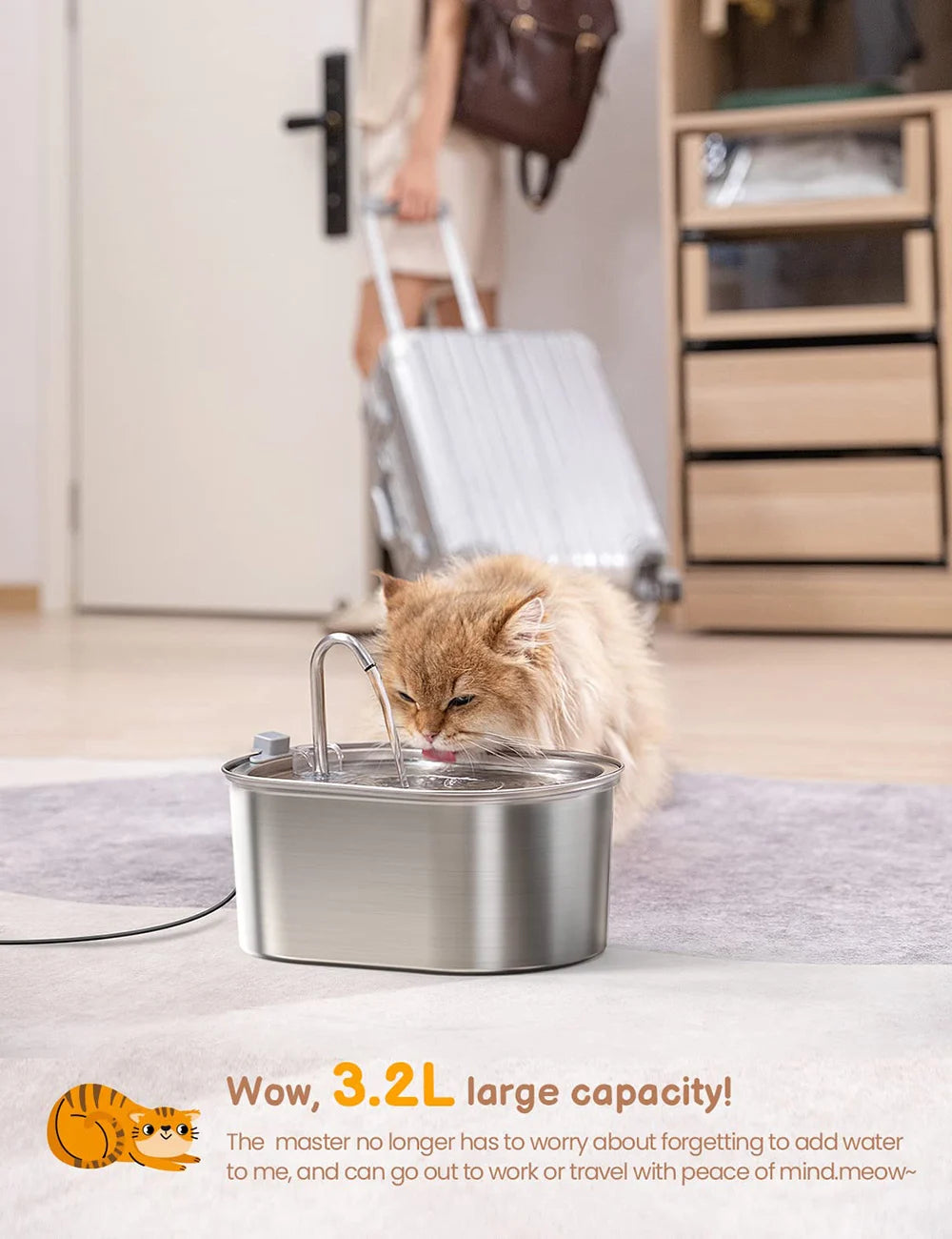 Smart Cat Water Fountain Automatic Drinker For Cats