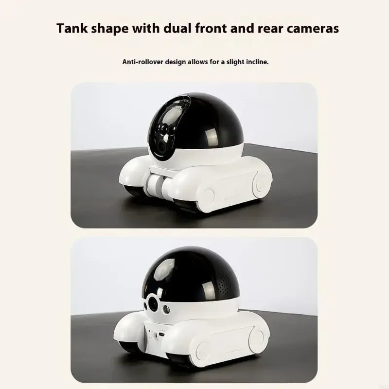 360° Smart Pet Camera Robot – Watch, Play & Protect 🐾📱