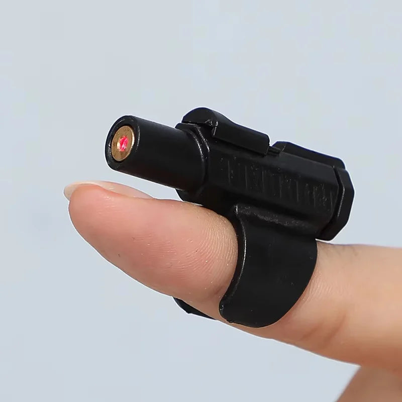 Portable Mini Laser Cat Toy Finger Sleeve Design