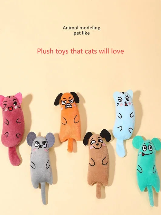 Cartoon Animal Plush Toy – Endless Fun for Playful Cats