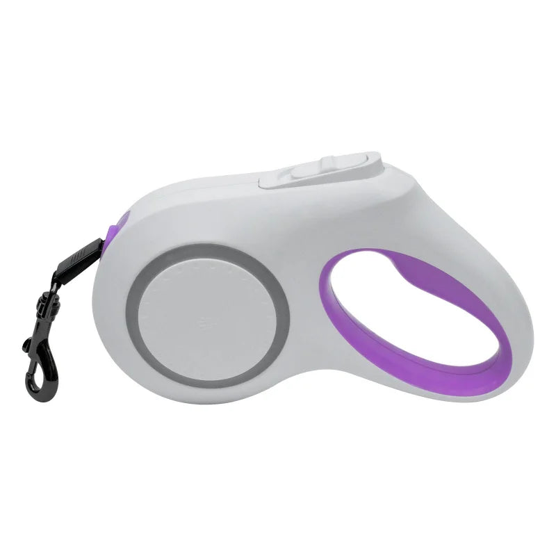 Retractable Dog Leash with LED Flashlight – Safe Walks Anytime 🌙🐾