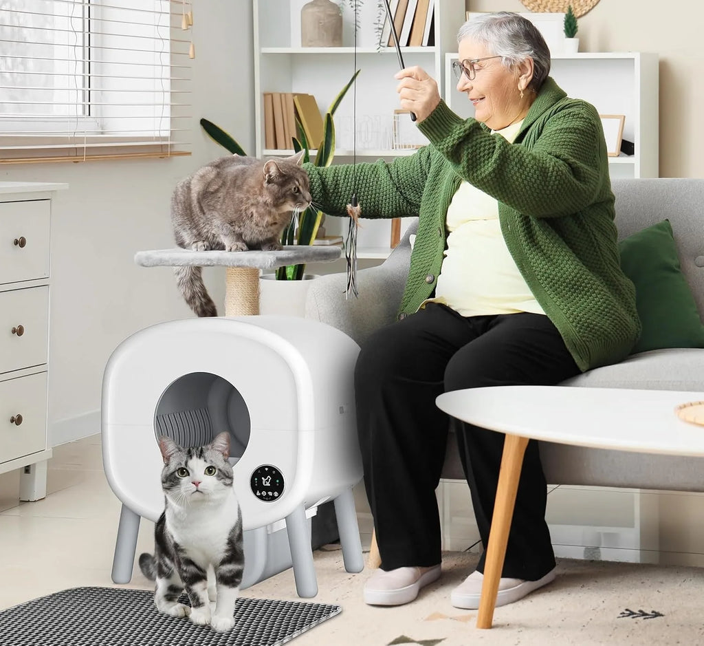 Extra Large Automatic Litter Box – Smart, Clean & Hassle-Free 🐱✨
