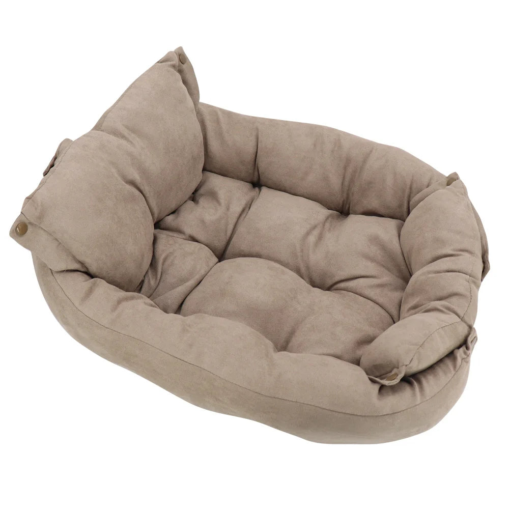 Warm Dog Sofa Bed Winter Pet Dog Cat Bed Sleeping House