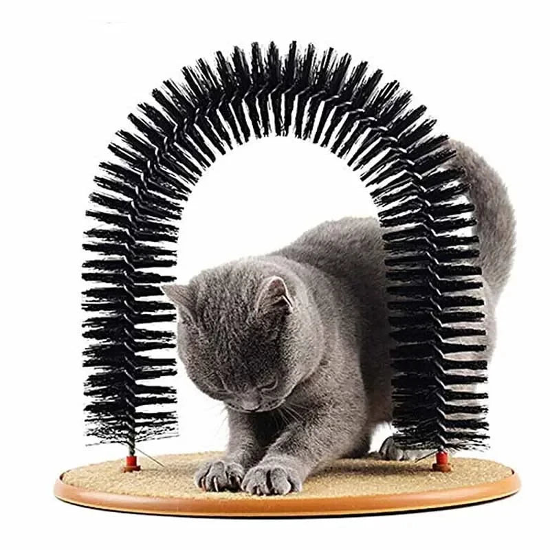 Cat Self-Grooming Arch – Massage, Scratch & Play 🐾