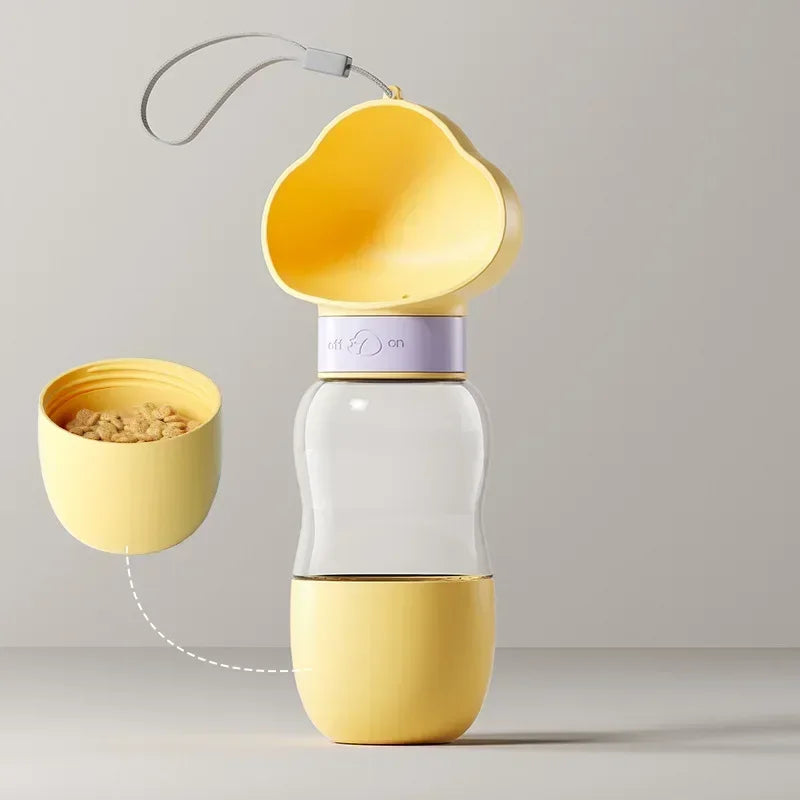 Portable Pet Food & Water Bottle