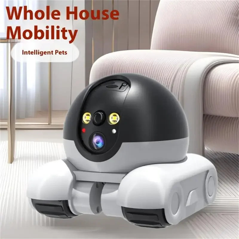 360° Smart Pet Camera Robot – Watch, Play & Protect 🐾📱