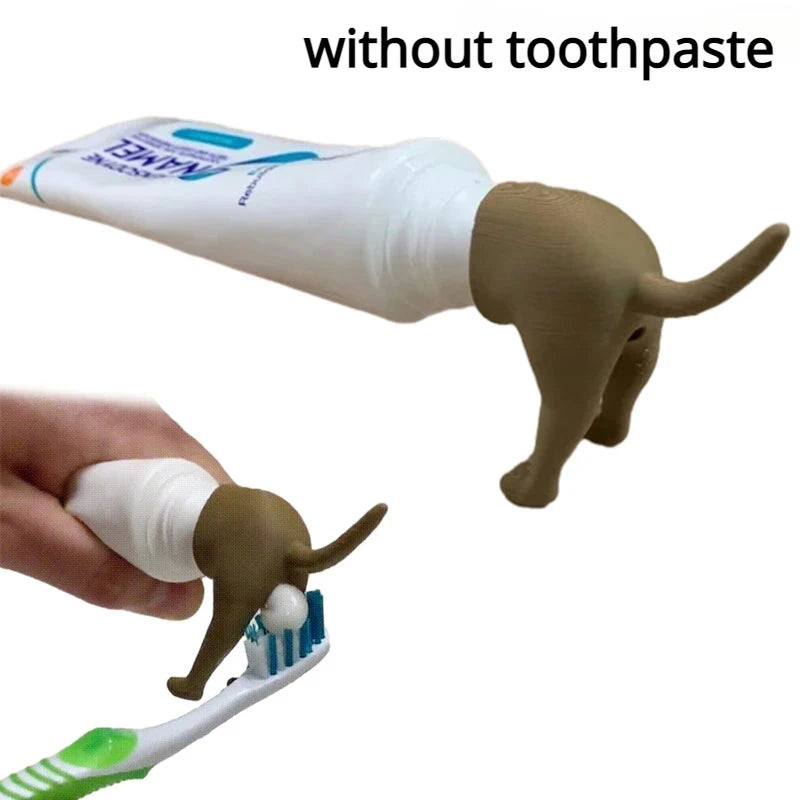 Pooping Dog Toothpaste Squeezer – Funny & Practical 🐶💩