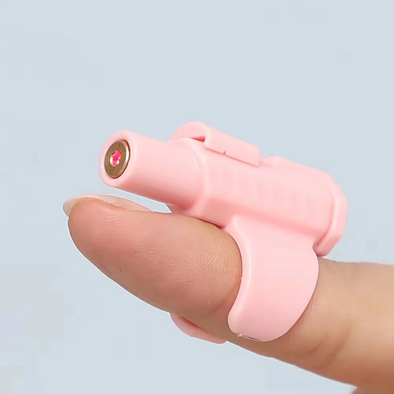 Portable Mini Laser Cat Toy Finger Sleeve Design