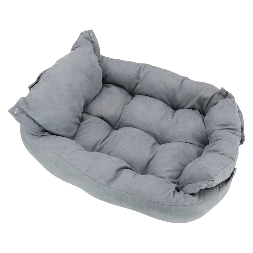 Warm Dog Sofa Bed Winter Pet Dog Cat Bed Sleeping House