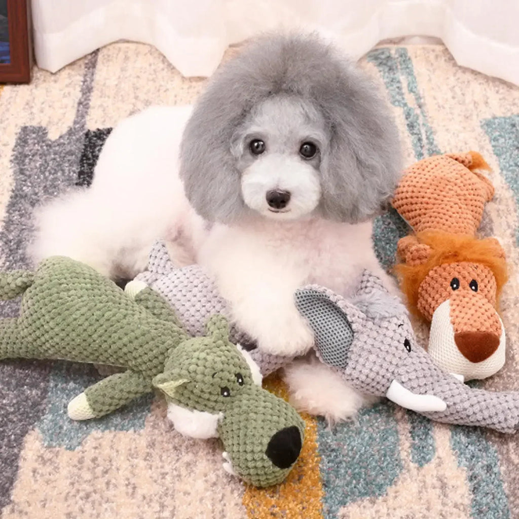 Plush Squeaky Buddy – Soft Fun for Happy Dogs