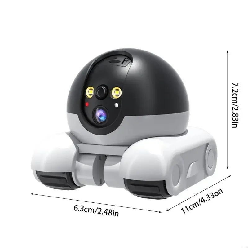 360° Smart Pet Camera Robot – Watch, Play & Protect 🐾📱