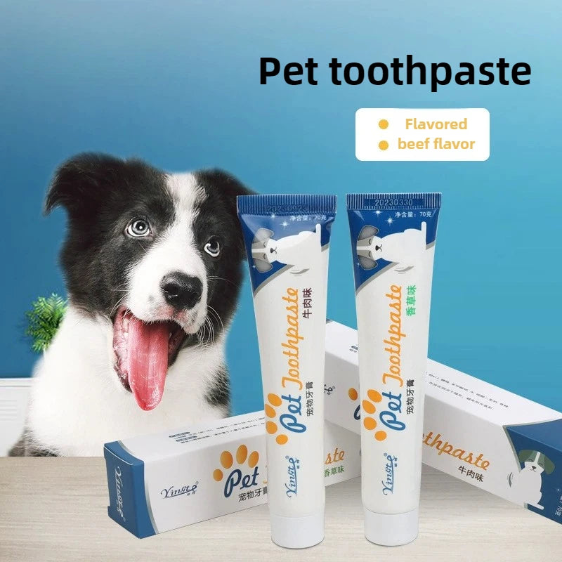 Pet Toothpaste Set – Fresh Breath & Healthy Teeth 🦷✨ (2pcs / 70g)