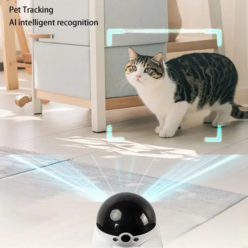 360° Smart Pet Camera Robot – Watch, Play & Protect 🐾📱