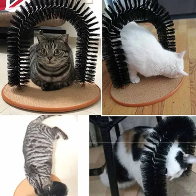 Cat Self-Grooming Arch – Massage, Scratch & Play 🐾