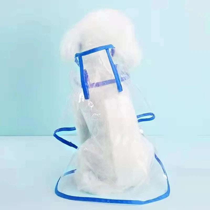 Transparent Pet Raincoat – Stay Dry in Style ☔🐾