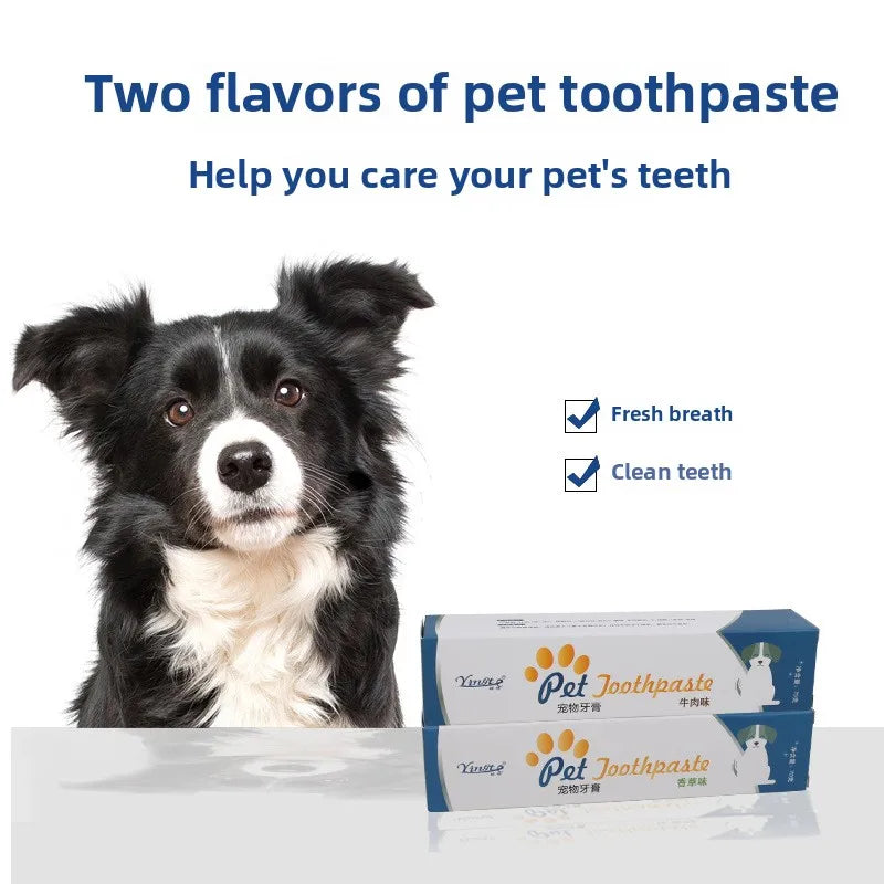 Pet Toothpaste Set – Fresh Breath & Healthy Teeth 🦷✨ (2pcs / 70g)