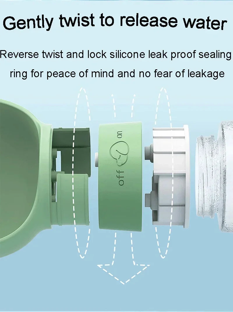 Portable Pet Food & Water Bottle