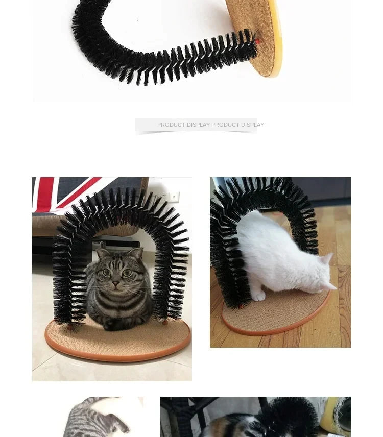 Cat Self-Grooming Arch – Massage, Scratch & Play 🐾