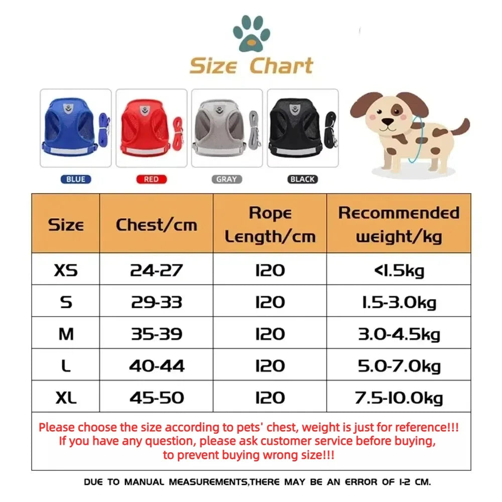 Reflective Cat Harness & Leash Set – Safe Adventures Day & Night 🌙🐾