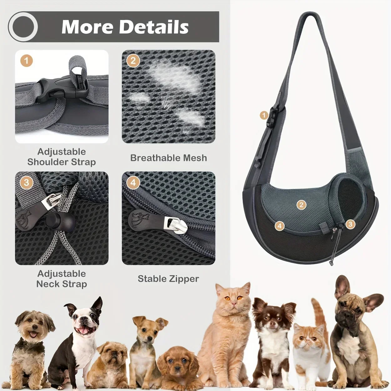 Breathable Pet Travel Backpack – Adventure Made Easy 🎒🐾