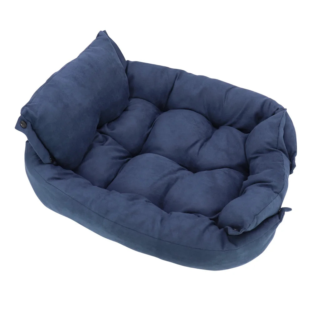 Warm Dog Sofa Bed Winter Pet Dog Cat Bed Sleeping House