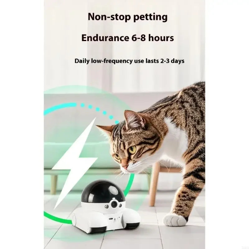 360° Smart Pet Camera Robot – Watch, Play & Protect 🐾📱