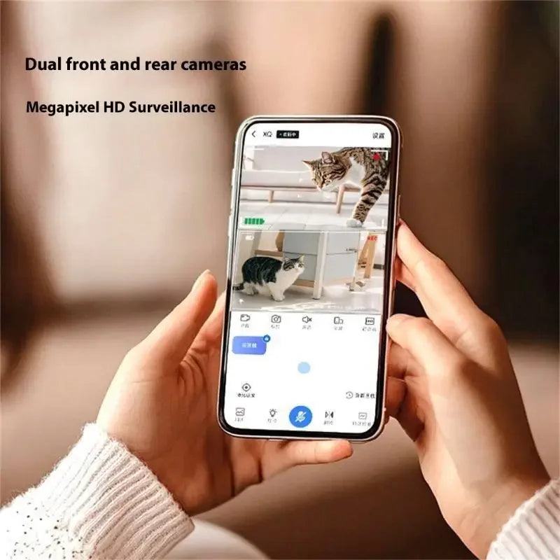 360° Smart Pet Camera Robot – Watch, Play & Protect 🐾📱