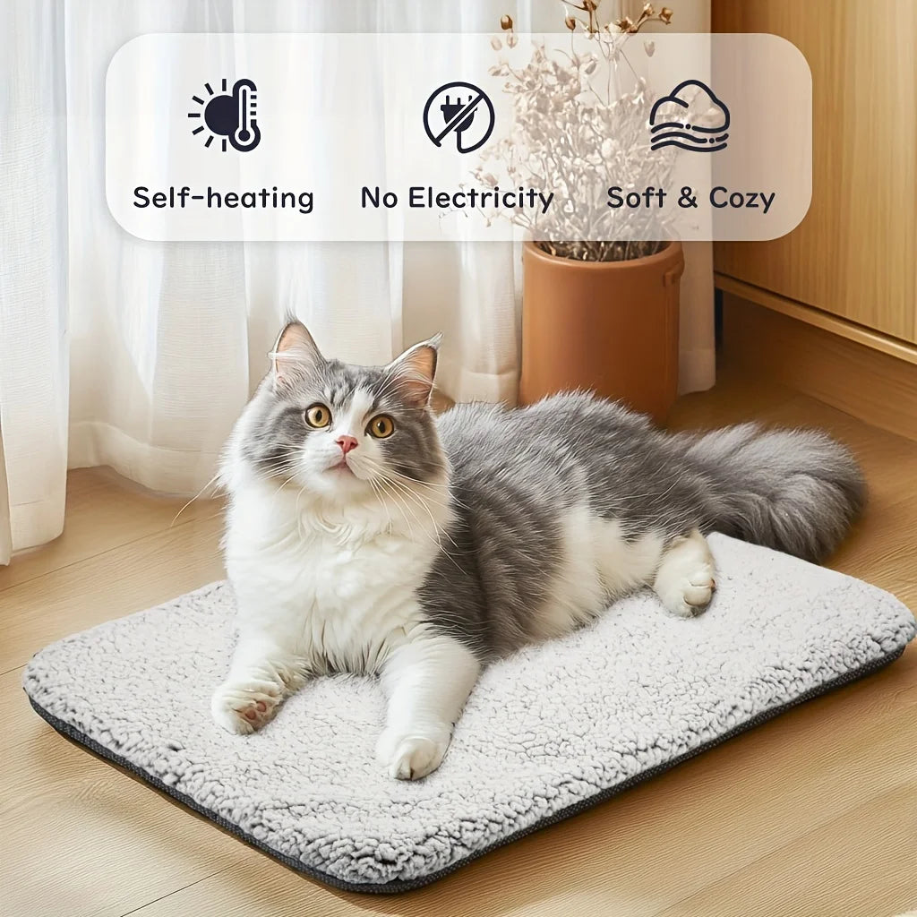 Self-Heating Pet Pad – Warmth Without Wires 🔥🐾
