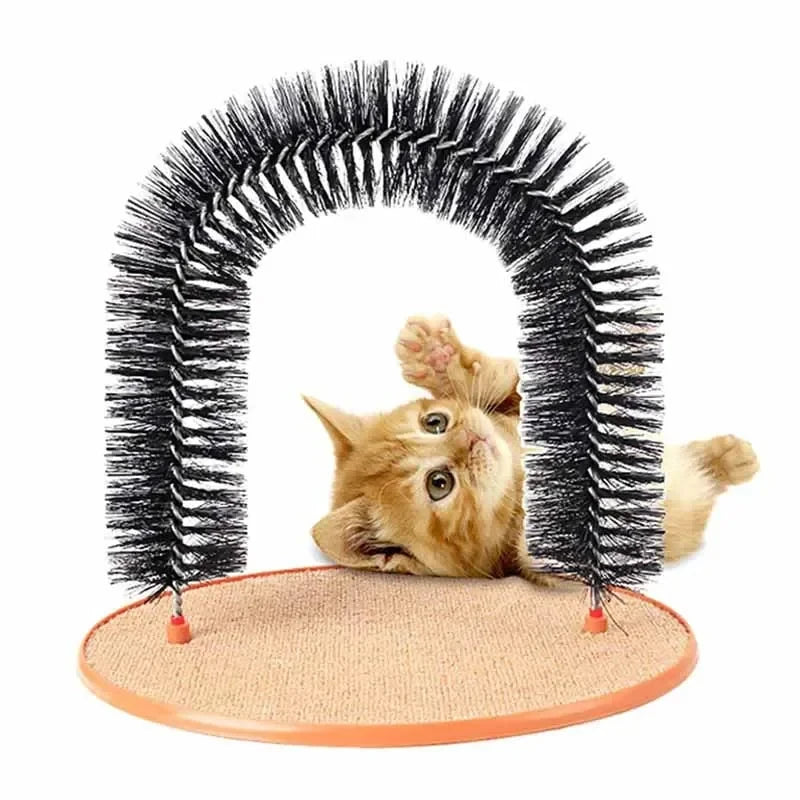 Cat Self-Grooming Arch – Massage, Scratch & Play 🐾