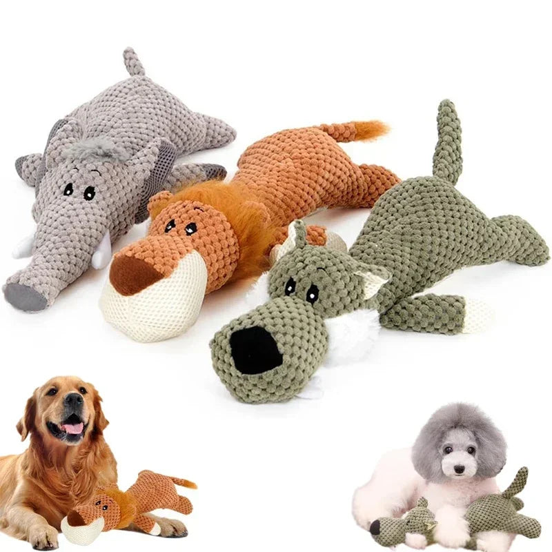 Plush Squeaky Buddy – Soft Fun for Happy Dogs