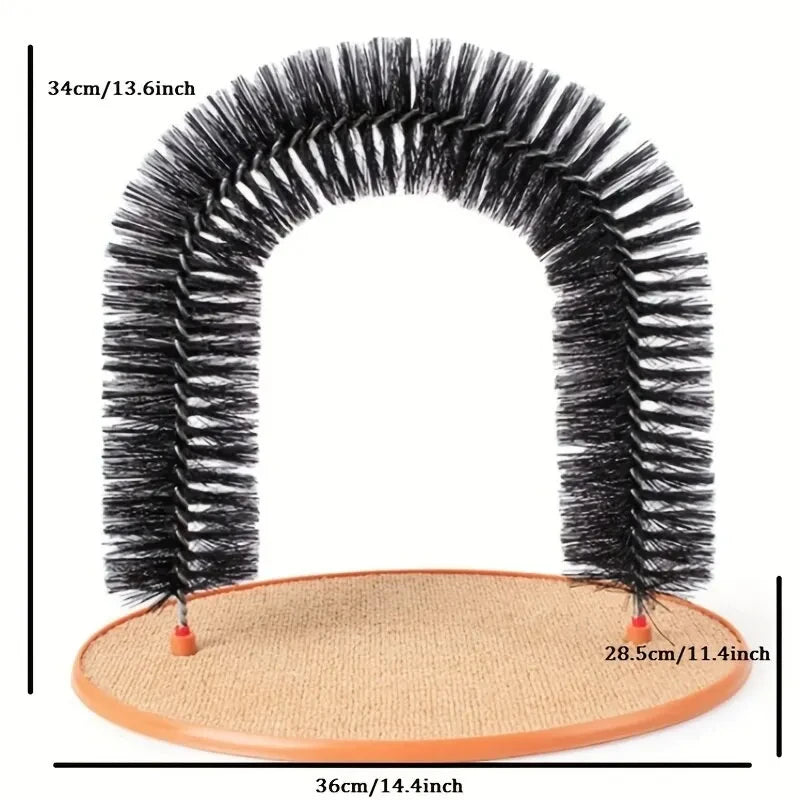 Cat Self-Grooming Arch – Massage, Scratch & Play 🐾