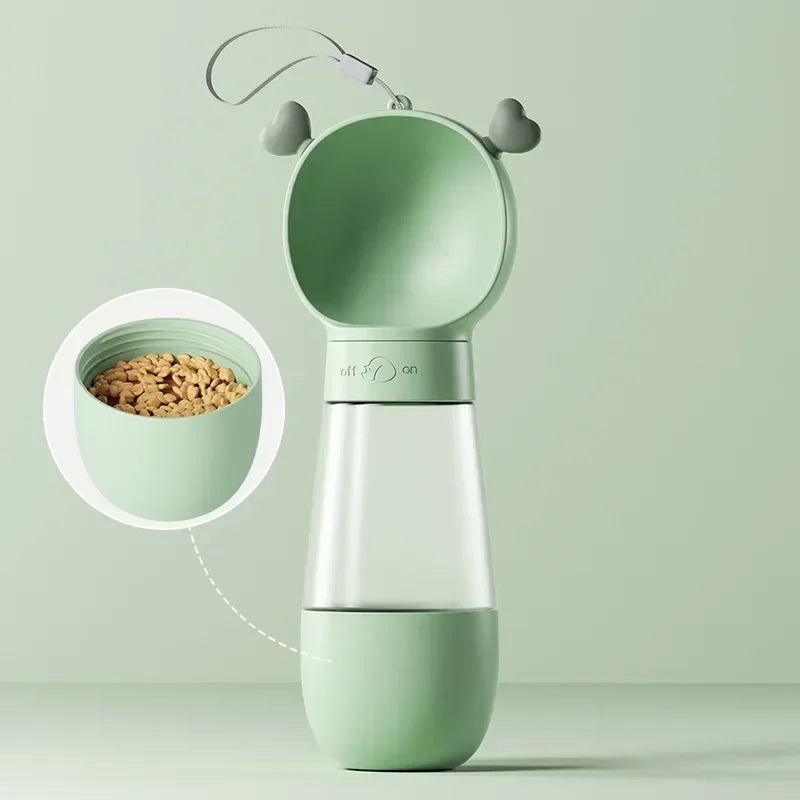 Portable Pet Food & Water Bottle
