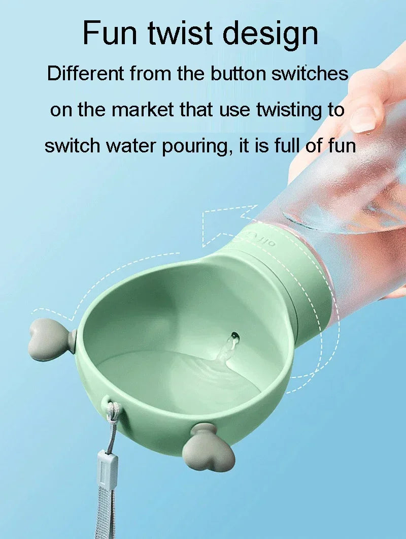 Portable Pet Food & Water Bottle
